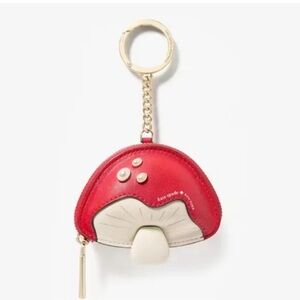 Kate Spade 3D mushroom bag charm